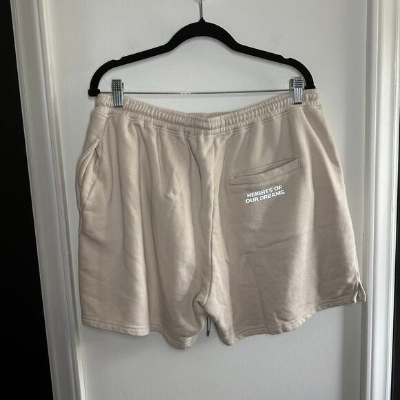 Tru Kolors Tan Knit Klassic Sweat Shorts Heights of Our Dreams Size XXL - Picture 6 of 14